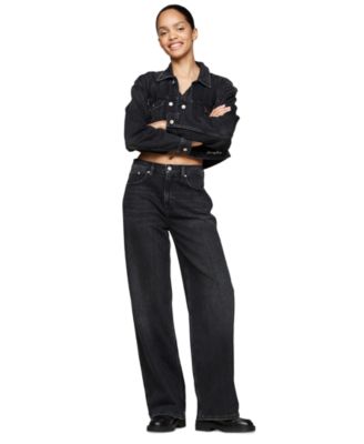 Tommy Jeans - Women's Betsy Mid-Rise Rhinestone Jeans