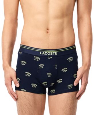 Lacoste - Men's Regular-Fit Stretch All-Over Croc Trunks