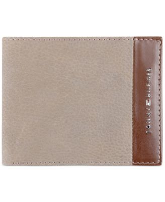 Tommy Hilfiger - Men's Inlayed Logo Slim-Fold Wallet