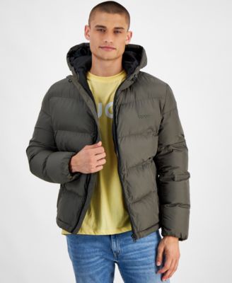 Hugo Boss - Men's Beazly2435 Slim-Fit Quilted Full-Zip Puffer Jacket