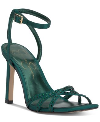 Jessica Simpson - Women's Leonah Two-Piece Strappy Embellished Dress Sandals