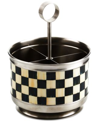 Mackenzie-Childs - Courtly Check Supper Club Flatware Caddy