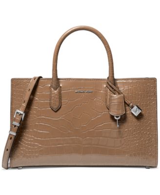 Michael Kors - Medium Embossed Leather East West Satchel