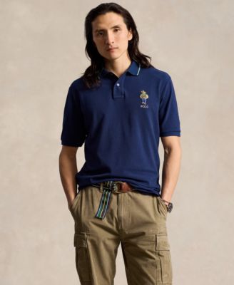 Polo Ralph Lauren - Men's Classic-Fit Polo Bear Mesh Polo Shirt