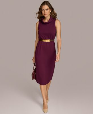 Donna Karan New York - Women's Belted Sheath Dress