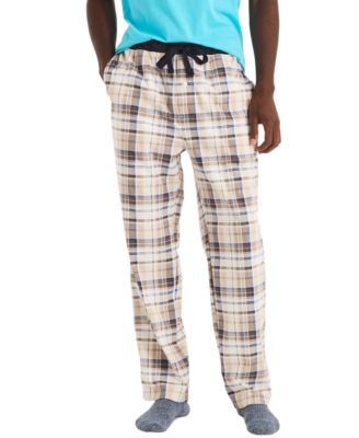 Nautica - Men's Classic-Fit Plaid Fleece Pajama Pants