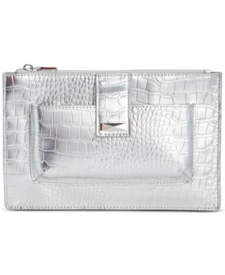 I.N.C. International Concepts - Franee Metallic Croco Small Pouch