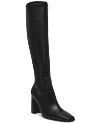 Steve Madden - Women's Lamarca Block-Heel Stretch Dress Boots