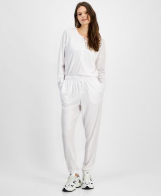 Hippie Rose - Juniors' Waffle-Knit Joggers