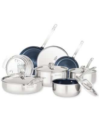 Viking - 4-Ply PerformanceTi™ 12-Pc. Stainless Steel Cookware Set
