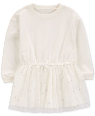 Carter's - Toddler Girls Glittered Tulle Dress