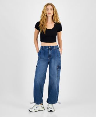Celebrity Pink - Juniors' Parachute Cargo Jeans