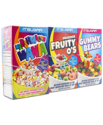 IT'SUGAR - Mini Candy Cereal Boxes, 3 Pack