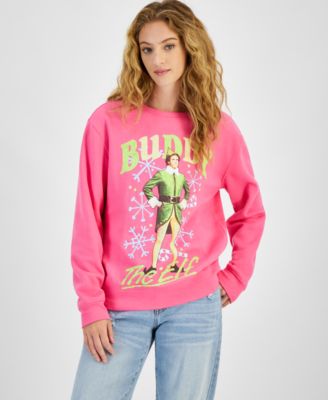 Love Tribe - Juniors' Buddy The Elf Crewneck Sweatshirt