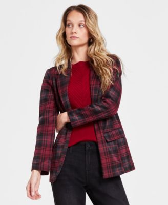 Liverpool Los Angeles - Women's Plaid Boyfriend Blazer