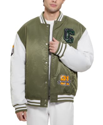 GUESS - Men's Tyler Varsity Bomber Jacket