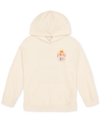 Roxy - Big Girls Surf Oversized-Fit Printed French Terry Hoodie