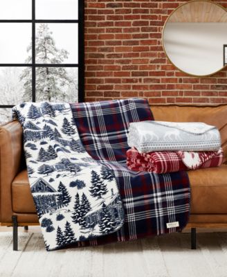 Weatherproof - Nowell Reversible Plaid Throw Blanket, 50" x 70"