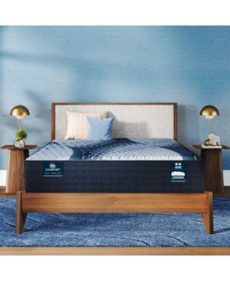 Serta - iComfort Iona 13" Memory Foam Plush Mattress Set - Queen Split