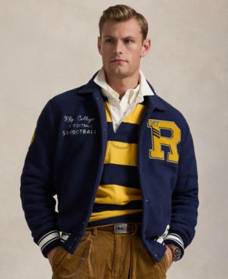 Polo Ralph Lauren - Men's Pile Fleece Letterman Jacket