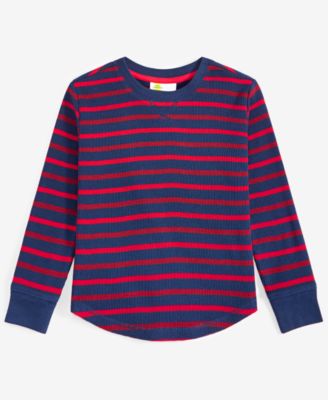 Epic Threads - Toddler Boys Kelly Striped Thermal T-Shirt