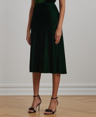 Lauren Ralph Lauren - Women's Velvet A-Line Skirt