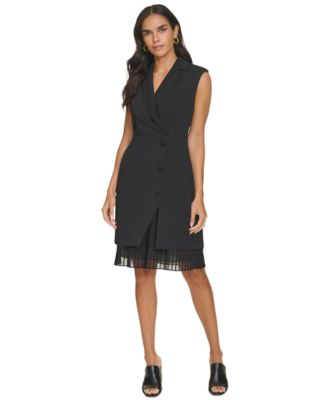 Calvin Klein - Women's Sleeveless V-Neck Sheath Dress