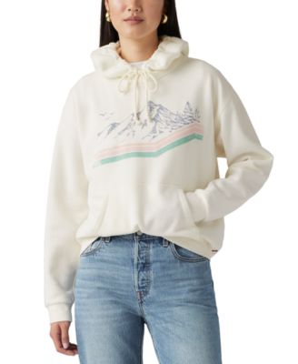 Levi's - Women's Graphic Drawstring Pouch-Pocket Hoodie