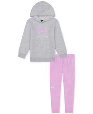 Under Armour - Toddler & Little Girls Waves 2-Pc. Fleece Hoodie & 4-Way Stretch Joggers Set