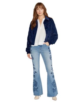 Driftwood - Women's Farrah Embroidered Flare Jeans