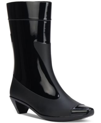 Jeffrey Campbell - Drench Kitten-Heel Rain Booties