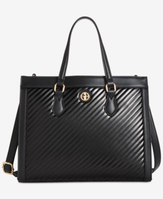 Giani Bernini - Quilted Patent Medium Book Tote