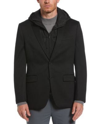 Perry Ellis - Men's Slim Fit Hybrid 2-in-1 Jacket