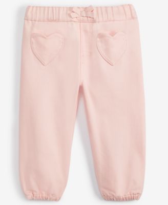 First Impressions - Baby Pastel Denim Heart Pants