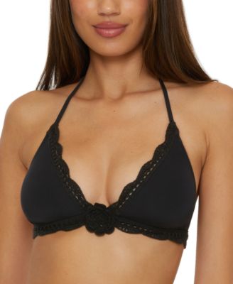 Becca - Women's Colette Flower Halter Bikini Top