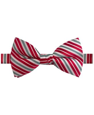 Hallmark Holiday Traditions - Men's Candy Cane Stripe Bow Tie