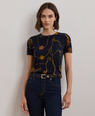 Lauren Ralph Lauren - Petite Belting-Print Sweater