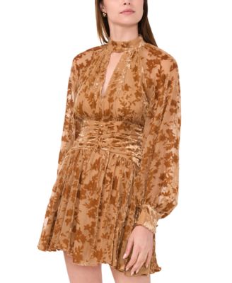 Parker - Women's Textured Cutout-Front Mini Dress