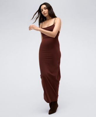 Kenneth Cole - Women's Square-Neck Slip Maxi Dress