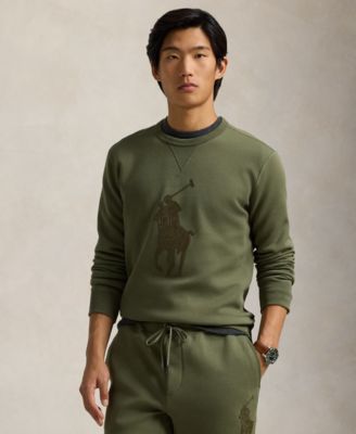 Polo Ralph Lauren - Men's Leather-Pony Double-Knit Sweatshirt