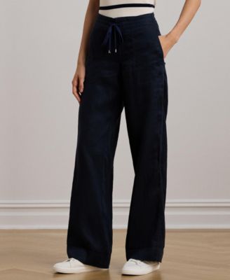 Lauren Ralph Lauren - Wide-Leg Linen Pants
