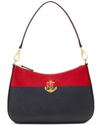 Lauren Ralph Lauren - Striped Leather Small Danni Bag