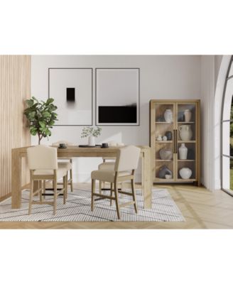 Furniture - 5pc Counter Height Dining Set (Davie Rectangular Table & 4 Jesilyn Stools)