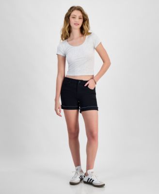 Celebrity Pink - Juniors Frayed Cuff Shorts