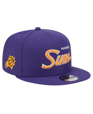 New Era - Men's Purple Phoenix Suns Script Side Patch 9FIFTY Snapback Hat