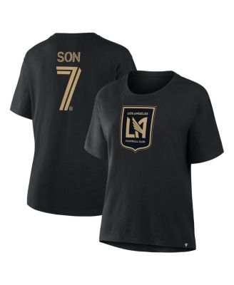 Fanatics - Women's Son Heung-Min Black LAFC Name Number T-Shirt
