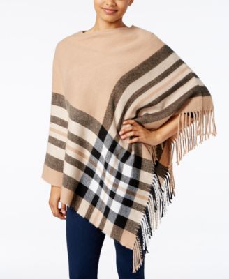 FRAAS - Plaid Brushed Poncho