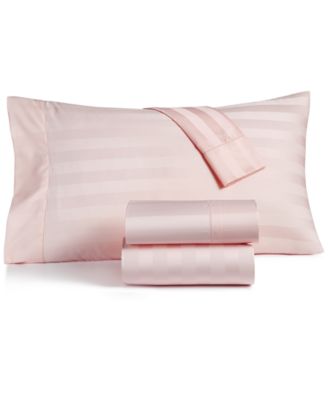 Charter Club - Damask Stripe Cotton 550-Thread Count 3-Pc. Twin XL Sheet Set