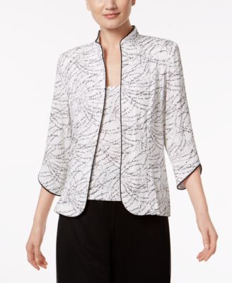 Alex Evenings - 2-Pc. Mandarin Jacket & Top