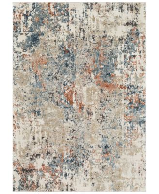 Livabliss - Pune PUN-2302 Teal 7'10" x 10'3" Area Rug